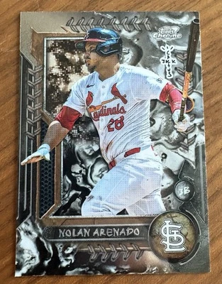 2024 TOPPS CHROME X COSMIC CACTUS JACK FANFEST #10 NOLAN ARENADO CARDINALS RARE - Image 1 of 2