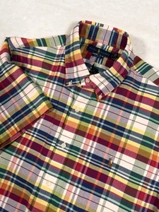 Camisa Ralph Lauren Para Hombre Abotonada Calce Clásico Cuadros Carne Poni Grande Multi - Imagen 1 de 6
