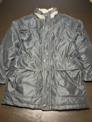 RFT Rainforest Winter Coat Black Men’s Medium Vintage **READ DESC** - Image 1 of 4
