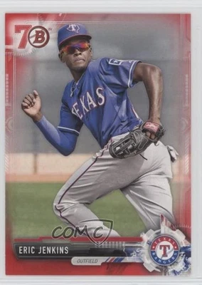 2017 Bowman Prospects Red 70th Anniversary Eric Jenkins #BP19 - Image 1 of 2