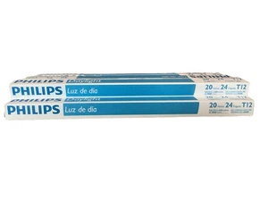 (11) NEW Philips 24" T12 20 Watts Fluorescent Daylight Bulbs F20T12 5000K - Picture 1 of 1