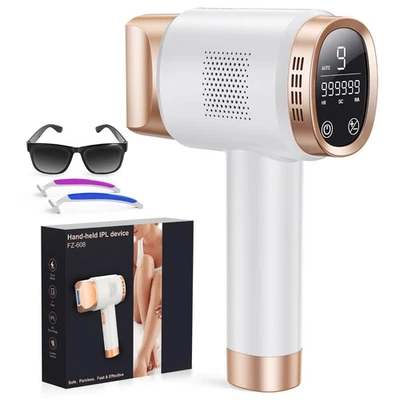 IPL Haarentfernungsgerät Laser FZ-608  Laser Schmerzlos Haarentfernung weiß/gold - Bild 1 von 4