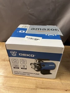 Deko Electric Power Water Utility Transfer Pump 120V Sump 330GPH New - Picture 1 of 7