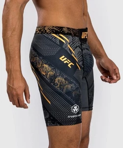 UFC Venum Adrenaline Vale Tudo Shorts NEW Size Medium Black & Gold FIGHT NIGHT - Picture 1 of 5