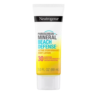 Neutrogena Purescreen+ Mineral Beach Defense FPS 30 loción de protección solar EXP. 07/25 Foto 1 de 4