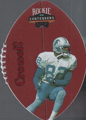1998 Playoff Contenders Leather Red #27 Germane Crowell - FB - Image 1 of 2