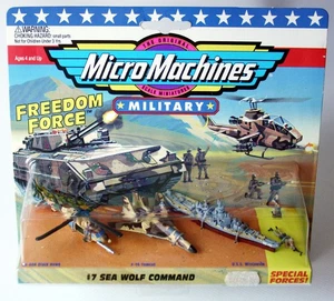 VINTAGE 1994 MICRO MACHINES MILITARY #7 SEA WOLF COMMAND SPECIAL FORCES NEW ! - Picture 1 of 8