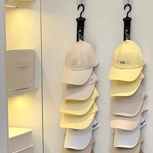1PZ Berretto da Baseball Rack Cappello Espositore Dietro Organizzatore Porta Armadio Stoccaggio Appendiabiti - Foto 1 di 8