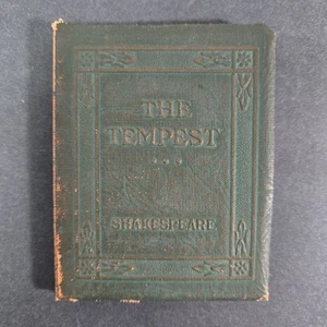 Vintage Little Leather Library Book The Tempest Green Cover - Picture 1 of 7