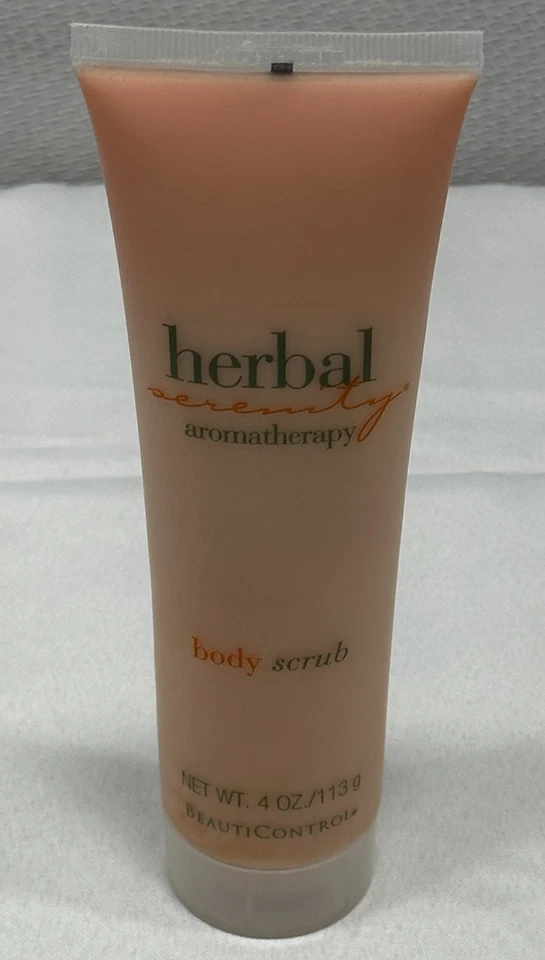 NOS BeautiControl Herbal Serenity Aromatherapy Body Scrub 4 oz. Full Size NEW - Image 1 of 4