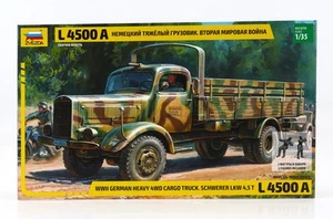 1/35 ZVEZDA - MERCEDES BENZ - L4500F TRUCK MILITARY 1944 3596 - Foto 1 di 1