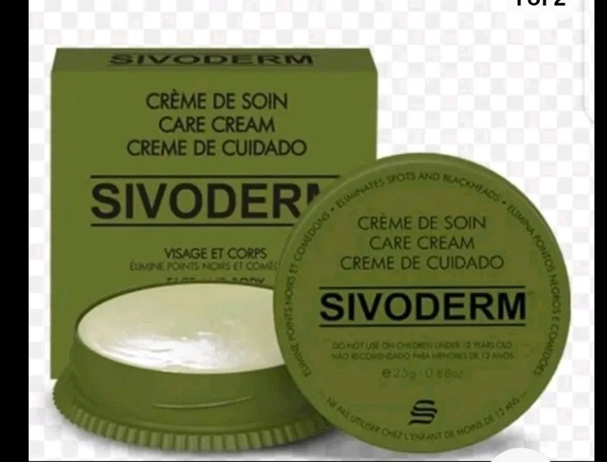 Crema de cuidado facial y corporal Sivoderm para erupciones para acné, manchas y espinillas 25 g 0,88 oz. Foto 1 de 1
