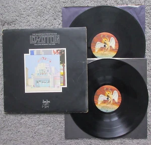 12" VINYL 1976 LED ZEPPELIN SOUND TRACK SONG REMAINS THE SAME DOUBLE LP SWAN - Picture 1 of 14
