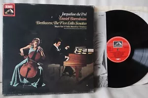 SLS 5042 Beethoven Five Cello Sonatas Jacqueline Du Pre Daniel Barenboim NM 3 LP - Imagen 1 de 6