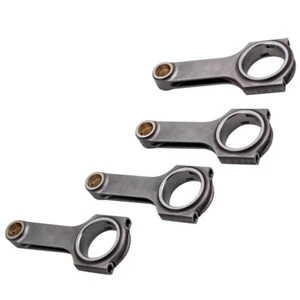 4x Forged 4140 Connecting Rod Rods For Honda Acura Civic CRX D16 D Series - Picture 1 of 12