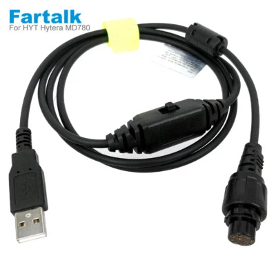 USB Programming Cable For HYT Hytera MD780 MD655 MD652 MD658 MD656 MD785 MD782 - Image 1 of 4