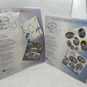Creative Memories Custom Cutting System 3 Blade Cartridges & Mat 3 Oval Patterns - Picture 1 of 2