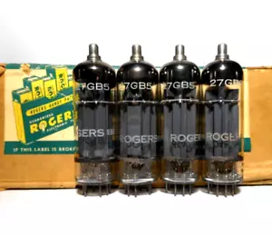 Codici abbinati QUAD 27GB5 Mullard UK tubi di uscita alimentazione NOS PL500 GRAAF GM200 AMP - Foto 1 di 2