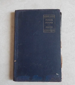 1901 Academy Classics Book Minor Poems - John Milton, Samuel Thurber - Picture 1 of 4