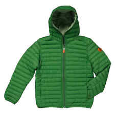 Save The Duck Boys Rainforest Green Huey Hooded Puffer Jacket