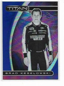 BRAD KESELOWSKI 2021 PANINI CHRONICLES TITAN BLUE PARALLEL #19 009/199