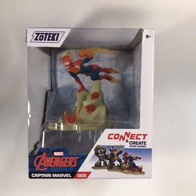 Marvel Avengers Zoteki Captain Marvel 005 Diorama Zag Toys Connect - Image 1 of 4