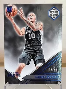 2022-23 Panini Cronache Jeremy Sochan Rookie Limited Blu 2/99 - Foto 1 di 2