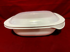 Corning Ware Simply Lite 2.5 Qt Glass Baker With Plastic Lid 11" X 10 1/4" Usa