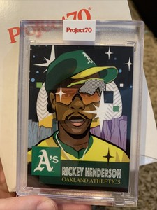 2021 Topps Project 70 Rickey Henderson 1953 Topps  #26 by Pose (Print Run 3,164)