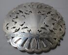 Vtg Wallace Silver Plate Round Trivet 7323 Footed Art Noveau 10.5"