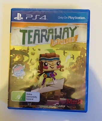 Tearaway Unfolded - Sony Playstation 4 PS4 -  NEW SEALED PAL Game - Free Post - Image 1 of 2