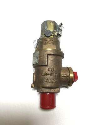 Kunkle 0020-C02-MC Pressure Relief Safety Valve 1/2" Set 30PSIG Capacity 5.1 GPM - Image 1 of 4