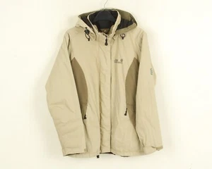 JACK WOLFSKIN Texapore Women M Hooded Windbreaker Jacket Coat Parka Outdoors Top - Picture 1 of 4