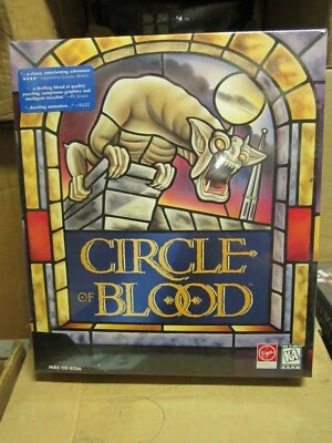 Virgin Lucas Circle of Blood Big Box Game MAC RARE NEW IN BOX SEALED NIB RARE - Image 1 of 2