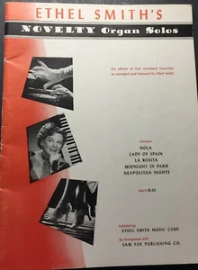 Solos de órgano novedosos de Ethel Smith para todos los órganos. Pub serie Hansen. de Fox Pub - Imagen 1 de 7