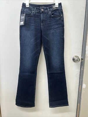 ELIGE LA TALLA - Pantalones de mezclilla plateados para mujer Suki calce curvilíneo tiro medio bota ajustada - L93616EDB405 Foto 1 de 3