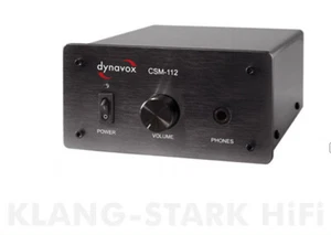 Dynavox Amplificador de Auriculares CSM-112, Color Negro - Imagen 1 de 3