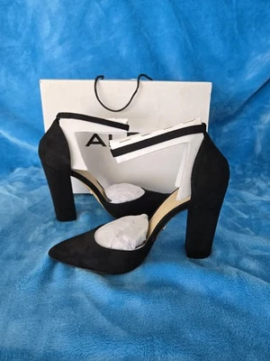Zapatos de tacón alto de gamuza negros Aldo para mujer Nicholes -001 Foto 1 de 4