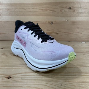 Hoka One Clifton 10 Running Shoes Women’s 6.5 B Pink Black White 1162031 CTNS - Picture 1 of 9