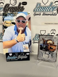 LARRY CABLE GUY TOW MATER SIGNED AUTOGRAPHED TOPPS CHROME CARD-EXACT PROOF 4X6 - Picture 1 of 9