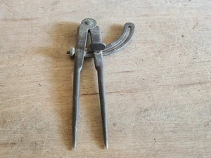 6" Wing Dividers Lodi WS Co USA 1905 Patent Date Compass Tested Works Vintage - Picture 1 of 24