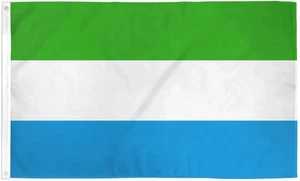 Sierra Leone 2x3ft Poly Flag International Sierra Leone Country National Flag - Picture 1 of 3