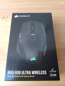 Corsair Gaming M65 RGB Ultra Wireless USB/Bluetooth Maus - Schwarz - Zdjęcie 1 z 5