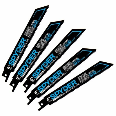 10 Pack - Bi-Metal Reciprocating Saw Blades,Metal Cutting,10/14-TPI,6 In.,5-Pk. - Image 1 of 1