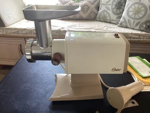 Oster Küchenmühle Modell 480 E, mit Aufsätzen und original Papieren - Bild 1 von 15