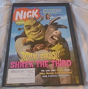 Shrek The Third Nickelodeon Magazine Cover 2007 Framed Print Ad 8.5X11 - Picture 1 of 1