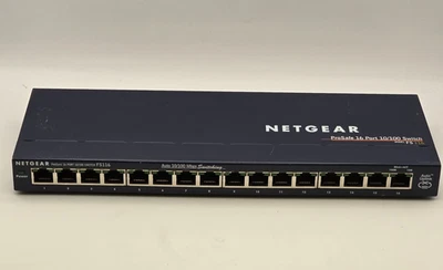 Netgear ProSafe FS116 16 Port 10/100 Switch - Image 1 of 3