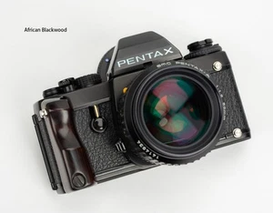 PENTAX LX GRIP Madera Maciza Africana Madera Negra Cámara GRIP B Tipo 37125 Limited - Imagen 1 de 4