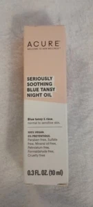 Acure Seriously Soothing Blue Tansy Night Oil 10ml/0.3oz New In Box - Picture 1 of 5