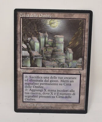 Magic The Gathering MTG Dark Citta Delle Ombre City Of Shadows Card Italian NM - Image 1 of 2